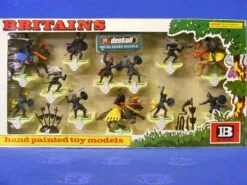 Britains Turks (14 Piece Set) Plastic Figures Metal Bases