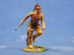 Britains Iroquois Warrior Attacking With Tomahak