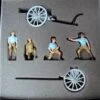 Britains 13 Lb Gun + Limber + 4 Men -Britains 0034935 13 lb gun limber 4 men