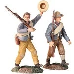 Britains Civil War Confederate Infantry Marching Set