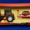 Britains Renault 145-14 Turbo With Accord Seed Drill -Britains 0042717 renault 145 14 turbo with accord seed drill