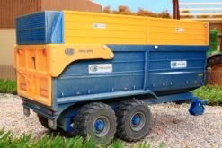 42700(w) Weathered Britains Kane 16 Tonne Twin-Axle Silage Trailer - Dusty Effect! NEW! -Britains 42700 w WEATHEREDBRITAINSKANESILAGETRAILERDustyEffectRevPic3