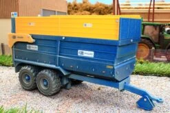 42700(w) Weathered Britains Kane 16 Tonne Twin-Axle Silage Trailer - Dusty Effect! NEW! -Britains 42700 w WEATHEREDBRITAINSKANESILAGETRAILERDustyEffectRevPic5