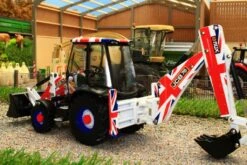 42811 Britains JCB 3CX Limited Edition In Union Jack Livery -Britains 42811BritainsJCB3CXLimitedEditioninUnionJackLiveryPic5