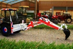 42811 Britains JCB 3CX Limited Edition In Union Jack Livery -Britains 42811BritainsJCB3CXLimitedEditioninUnionJackLiveryPic6