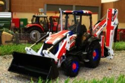 42811 Britains JCB 3CX Limited Edition In Union Jack Livery -Britains 42811BritainsJCB3CXLimitedEditioninUnionJackLiveryPic7