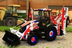 42811 Britains JCB 3CX Limited Edition In Union Jack Livery -Britains 42811BritainsJCB3CXLimitedEditioninUnionJackLiveryPic8