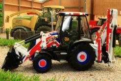 42811 Britains JCB 3CX Limited Edition In Union Jack Livery -Britains 42811BritainsJCB3CXLimitedEditioninUnionJackLiveryPic9