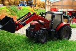 43082A1(w) WEATHERED BRITAINS MASSEY FERGUSON 6616 WITH FRONT LOADER AND ATTACHMENTS -Britains 43082A1 w WEATHEREDBRITAINSMASSEYFERGUSON6616WITHFRONTLOADERANDATTACHMENTSIMAGE4