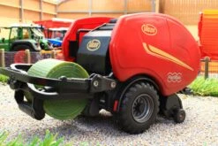 43221(w) WEATHERED BRITAINS VICON ROUND BALER AND WRAPPER -Britains 43221WEATHEREDBRITAINSVICONROUNDBALERANDWRAPPERPIC4