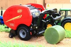 43221 Britains Vicon Round Baler And Wrapper -Britains 43221 BRITAINS VICON ROUND BALER AND WRAPPER PIC 7 862