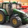 43248(w) WEATHERED BRITAINS JOHN DEERE 6120M 4WD TRACTOR -Britains 43248 w WEATHEREDBRITAINSJOHNDEERE6120M4WDTRACTORPIC1