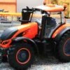43273 Britains Valtra T254 Tractor In Metallic Orange -Britains 43273BRITAINSVALTRATZ54TRACTORINMETALLICORANGEPIC1