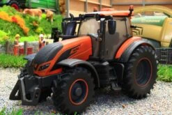 43273(w) Weathered Britains Valtra T254 Tractor In Metallic Orange -Britains 43273WEATHEREDBRITAINSVALTRATZ54TRACTORINMETALLICORANGEPIC5