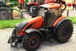 43273(w) Weathered Britains Valtra T254 Tractor In Metallic Orange -Britains 43273WEATHEREDBRITAINSVALTRATZ54TRACTORINMETALLICORANGEPIC7