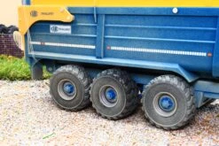 43284(W) Weathered Britains Kane Half-Pipe Triple Axle Silage Trailer - Dusty Effect! NEW! -Britains 43284 W WeatheredBritainsKaneHalf PipeTripleAxleSilageTrailerDustyEffectPic3
