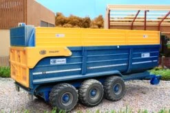 43284(W) Weathered Britains Kane Half-Pipe Triple Axle Silage Trailer - Dusty Effect! NEW! -Britains 43284 W WeatheredBritainsKaneHalf PipeTripleAxleSilageTrailerDustyEffectPic5