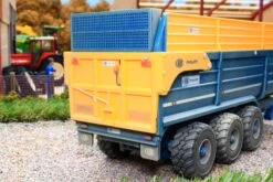 43284(W) Weathered Britains Kane Half-Pipe Triple Axle Silage Trailer - Dusty Effect! NEW! -Britains 43284 W WeatheredBritainsKaneHalf PipeTripleAxleSilageTrailerDustyEffectPic6