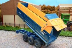 43284(W) Weathered Britains Kane Half-Pipe Triple Axle Silage Trailer - Dusty Effect! NEW! -Britains 43284 W WeatheredBritainsKaneHalf PipeTripleAxleSilageTrailerDustyEffectPic8
