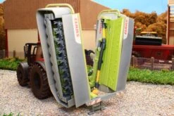 43303(W) Weathered Britains Claas Disco Rear Butterfly Mower Dusty Effect! NEW!