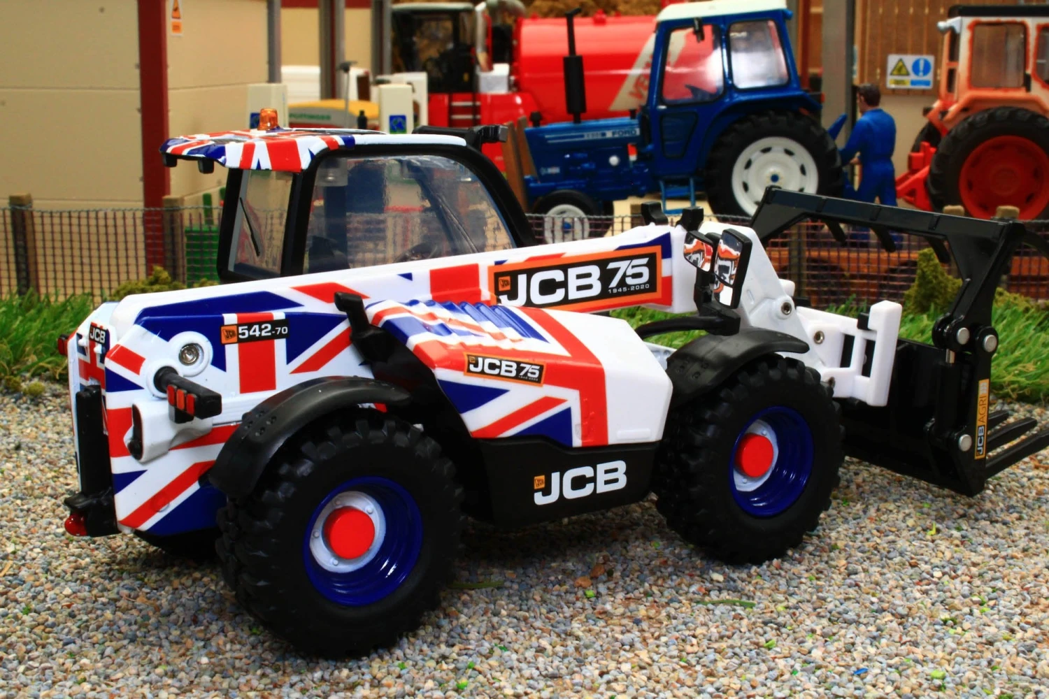 43317 Britains Limited Edition JCB Agri-Pro Loadall 75th Anniversary Union Jack Model ** 10% Off! ** 4 43317 Britains Limited Edition JCB Agri-Pro Loadall 75th Anniversary Union Jack Model ** 10% Off! ** - Image 2