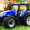 43319 Britains New Holland T6-180 Blue Power Tractor -Britains 43319BritainsNewHollandT6 180BluePowerTractorNEW RevPic1