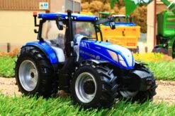 43319 Britains New Holland T6-180 Blue Power Tractor -Britains 43319BritainsNewHollandT6 180BluePowerTractorNEW RevPic7