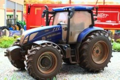 43319 Weathered Britains New Holland T6-180 Blue Power Tractor NEW!