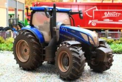 43319 Weathered Britains New Holland T6-180 Blue Power Tractor NEW! 18 43319 Weathered Britains New Holland T6-180 Blue Power Tractor NEW! -Britains 43319WeatheredBritainsNewHollandT6 180BluePowerTractorPic6