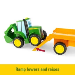47207 Britains Pre-School - Farmin' Friends John Deere Haulin Set -Britains 47207BritainsJohnDeereFarminFriendsHaulingSetPic3