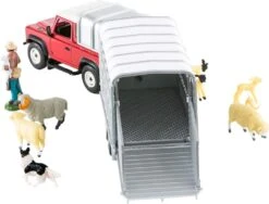 Britains 1:32 Sheep Farm Playset Collectable Farm Animals For Toddler, Farm Animal Toys With Land Rover 90 And Trailer, Farmer, Sheep And Sheepdog, Suitable For Collectors & Children From 3 Years Old -Britains 71lainKA5XL. AC SL1500