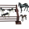 BRITAINS SMALL ANIMAL SET (3 Calves, 2 Foals, Horse, 4 Fences) -Britains BRITAINS SMALL ANIMAL SET 3 calves 2 foals horse 4 fences 4510 2940
