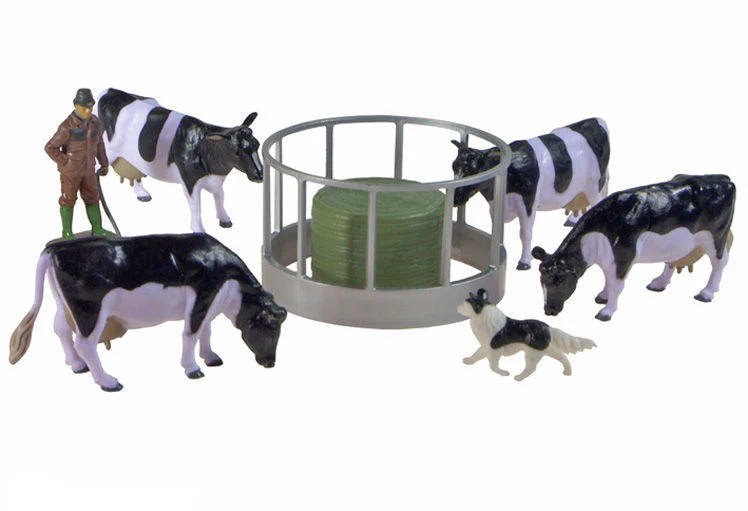 BRITAINS CATTLE FEEDER SET 3 BRITAINS CATTLE FEEDER SET