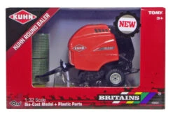 Britains KUHN VB3160 ROUND BALER With 2 BALES -Britains KUHN VB3160 ROUND BALER with 2 BALES 3641 2505
