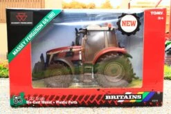 43316(w) Weathered Britains Massey Ferguson 6S-180 Tractor -Britains W43316WeatheredBritainsMasseyFerguson6S 180TractorPic11