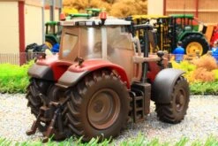 43316(w) Weathered Britains Massey Ferguson 6S-180 Tractor -Britains W43316WeatheredBritainsMasseyFerguson6S 180TractorPic3